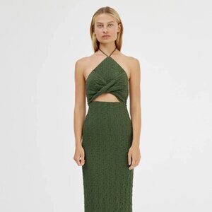 Esma Halter Dress in Forest Significant Other